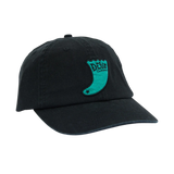 DEUS EX MACHINA Classic 6 Panel Dad Single Fin Schwarze Kappe