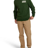 DEUS EX MACHINA Nice To See You Crew Hillside Green Sweatshirt