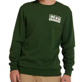 DEUS EX MACHINA Nice To See You Crew Hillside Green Sweatshirt