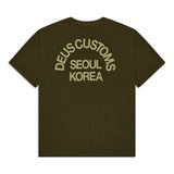 Camiseta DEUS EX MACHINA Beams Dark Olive