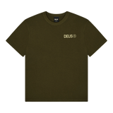 Camiseta DEUS EX MACHINA Beams Dark Olive
