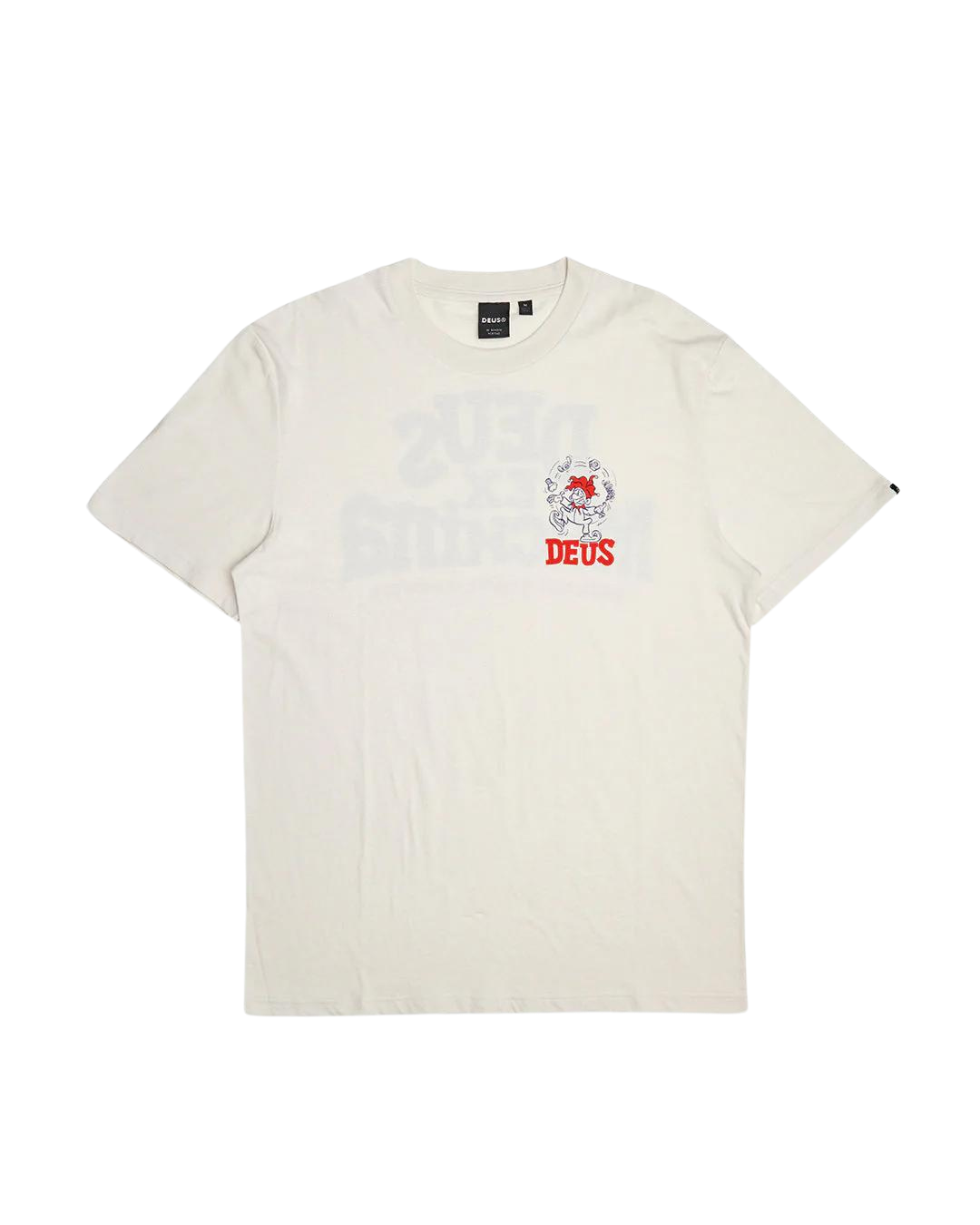 Camiseta Deus Ex Machina New Redline Vintage White