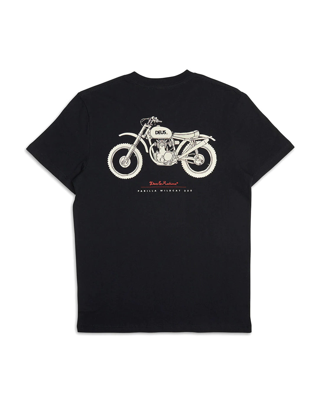 Camiseta Deus Ex Machina Classic Parrilla Tee Black