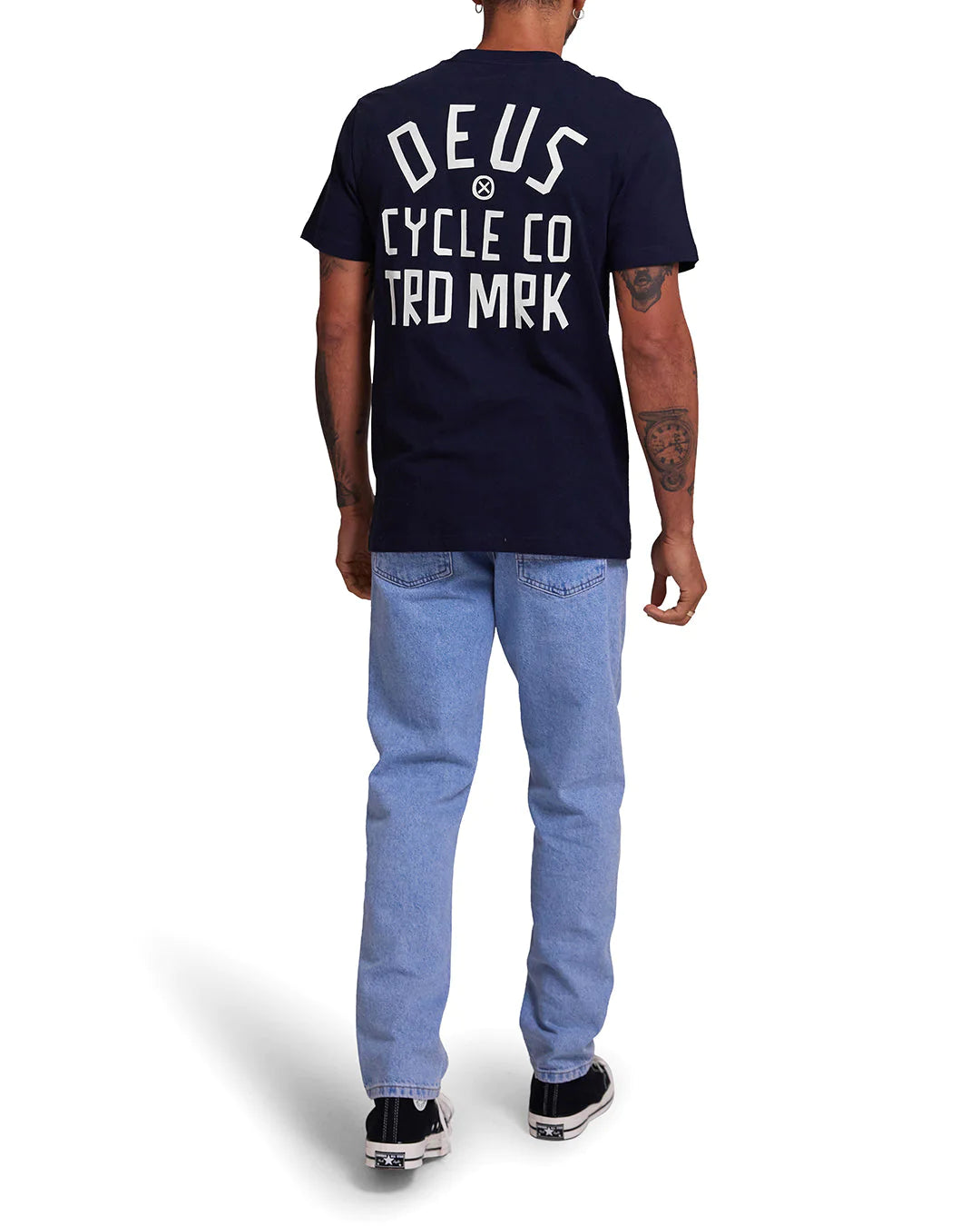 Camiseta Deus Ex Machina Classic Peaces Tee Navy
