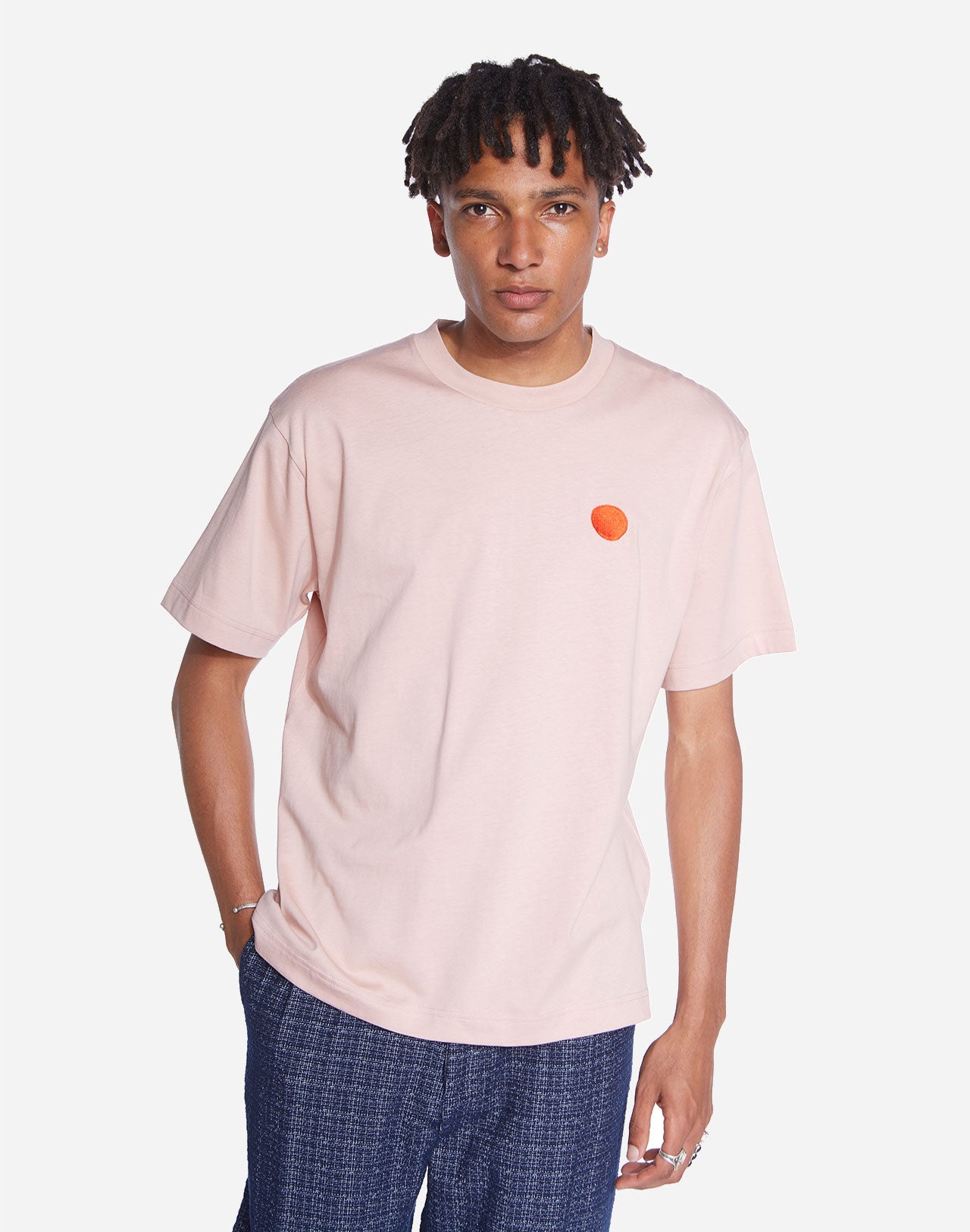 Camiseta Olow Unisex Oversized Pastel Pink Draco
