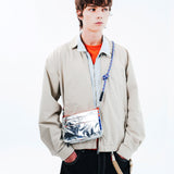 Bolso TOPOLOGIE Flat Sacoche Small Black Tech Sateen