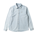 Camisa EDMMOND STUDIOS Duck Patch Denim plain bleach