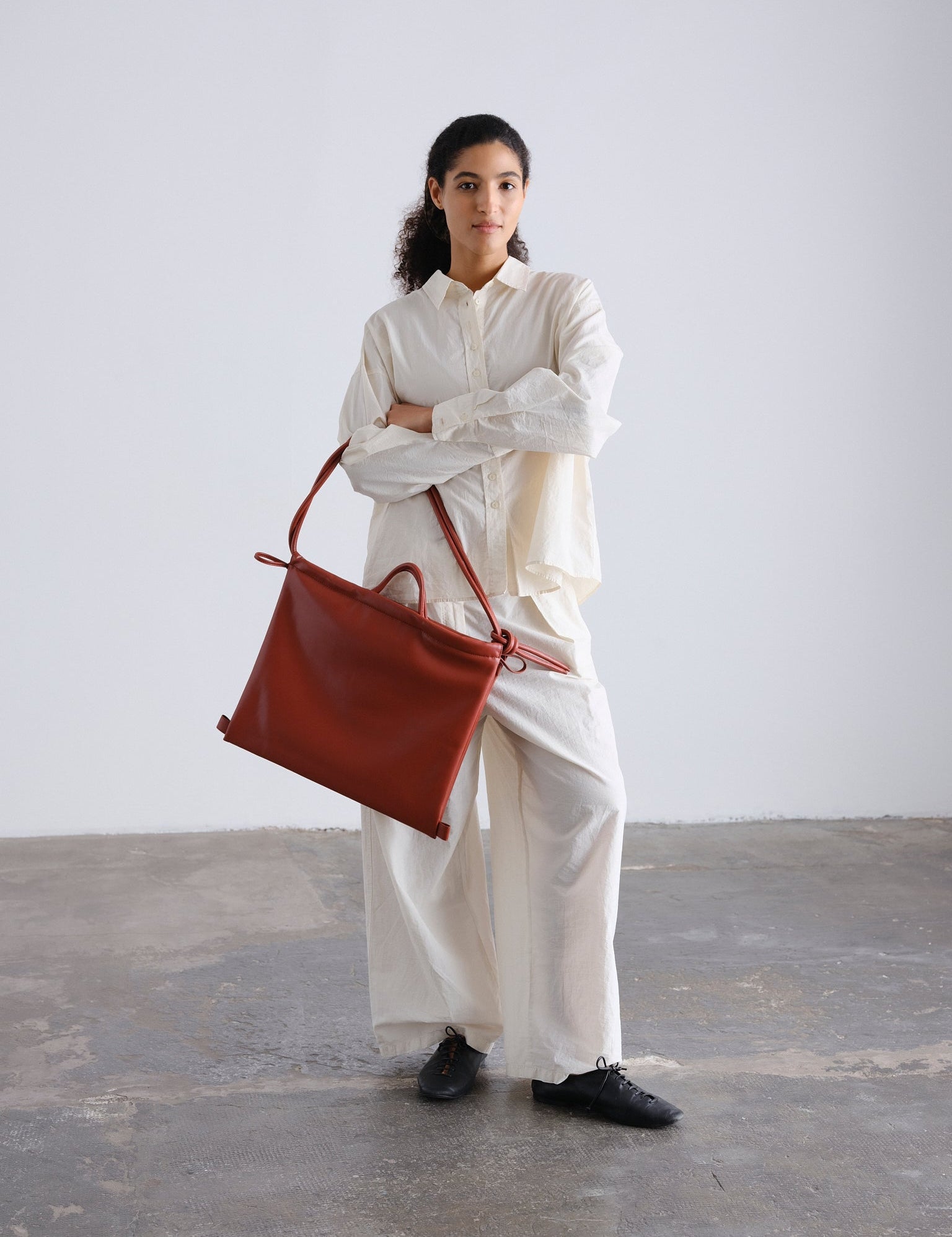 Bolso ÖLEND Folded Bag Terracotta