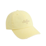 Gorra SILBON Estilo Denim Amarillo