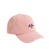Gorra SILBON estilo denim coral
