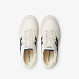 POMPEII Elan Pippa Leder Ecru Navy Sneakers 