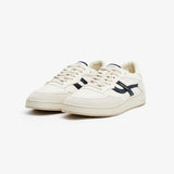 POMPEII Elan Pippa Leder Ecru Navy Sneakers 