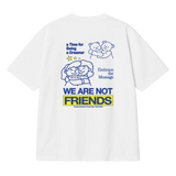 Camiseta WE ARE NOT FRIENDS Embrace Friends Boxy White