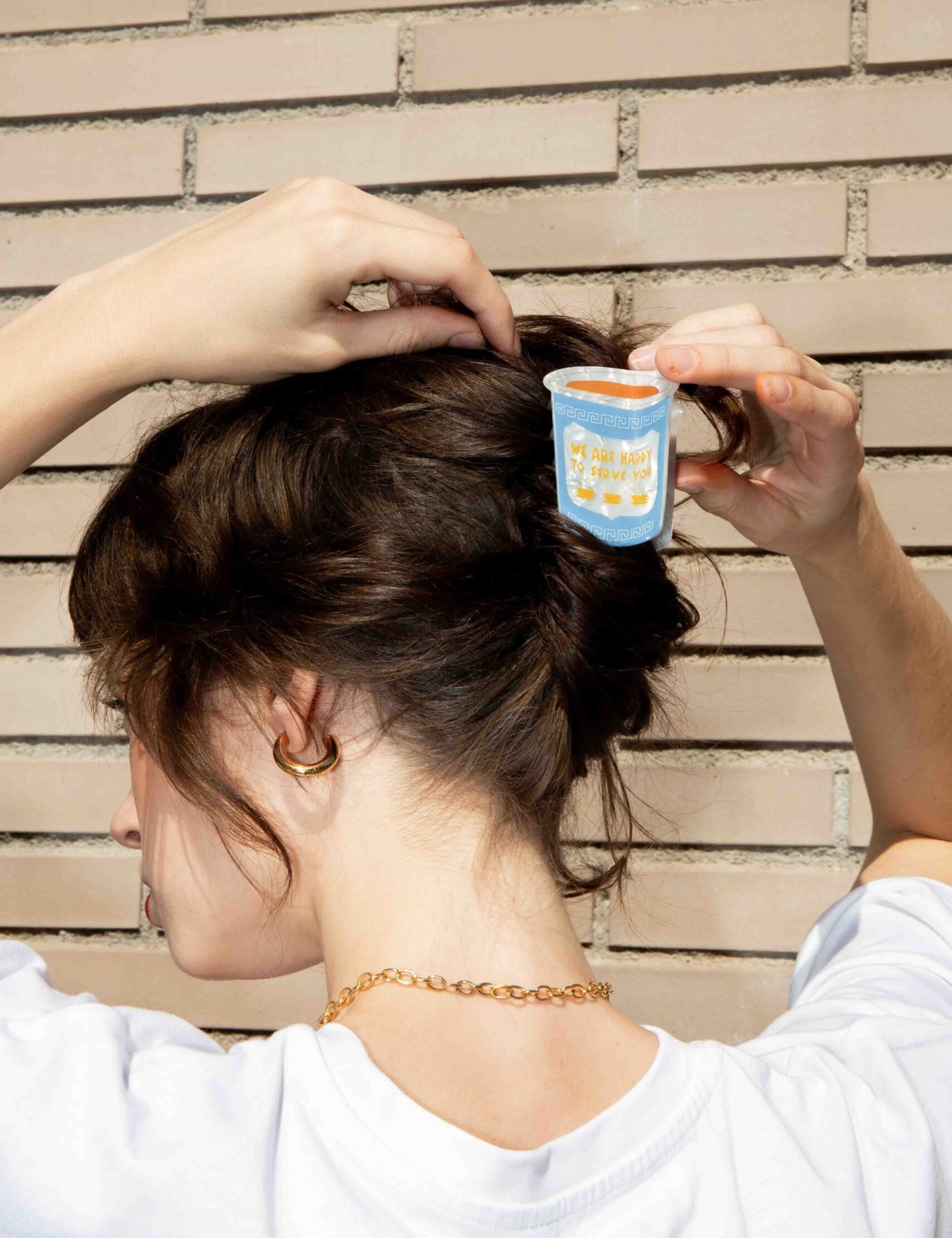 Pinza para el Pelo EAT MY SOCKS Happy To Serve You
