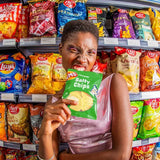 Calcetines EAT MY SOCKS Salty Chips Green