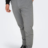 Pantalones Mark Tejido Jogger Medium Grey Melange