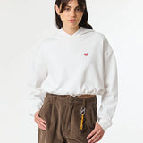 Hoodie BLUE BANANA Mujer Heart Blanca