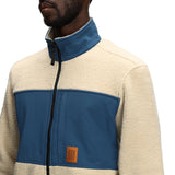 Chaqueta Topo Designs Summit Rise Oatmeal / Pond Blue, detalle