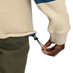 Chaqueta Topo Designs Summit Rise Oatmeal / Pond Blue, detalle