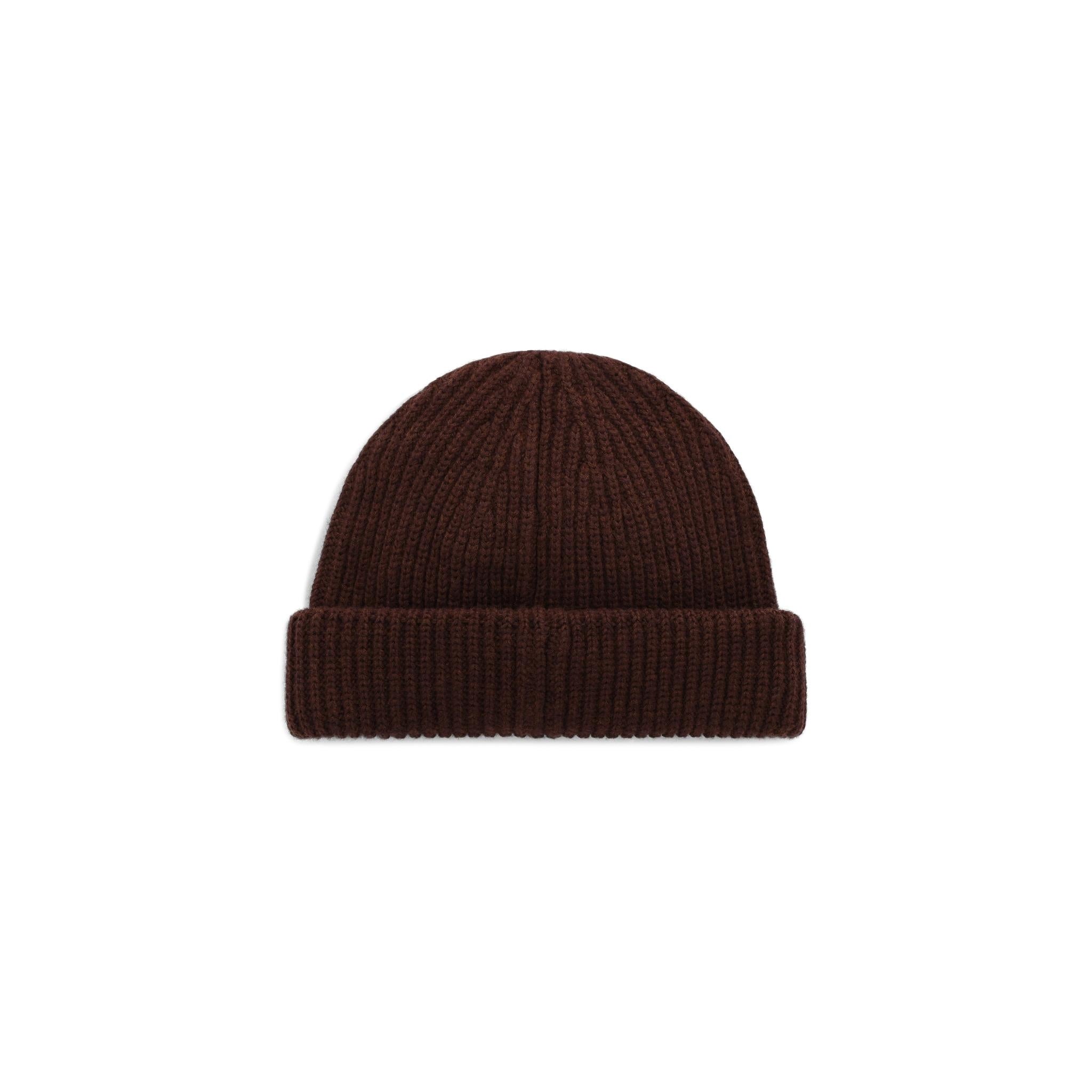 Gorro Topo Designs Global Wool Beanie Chocolate, vista trasera