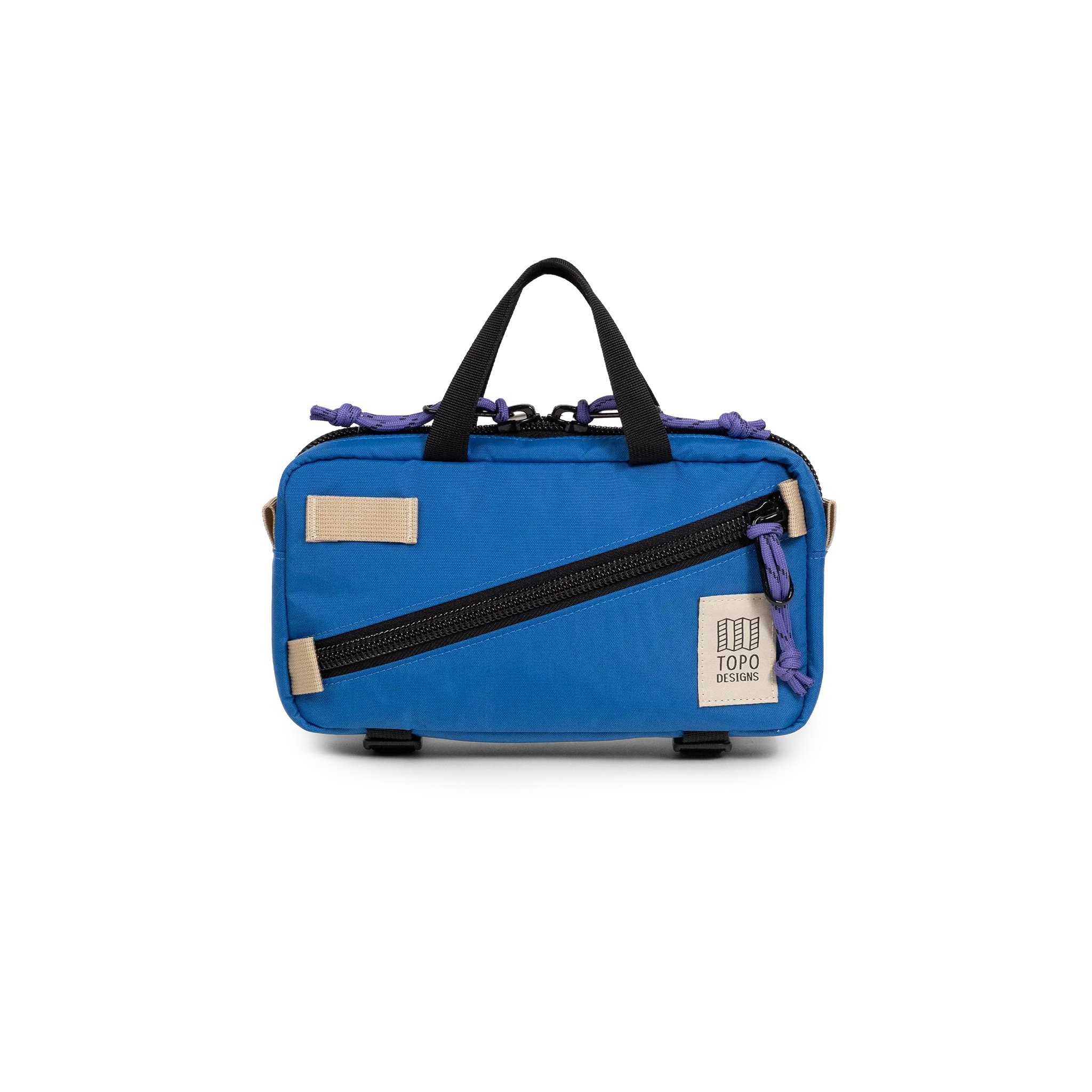 Riñonera Topo Designs Mini Quick Pack Classic Blue, vista frontal
