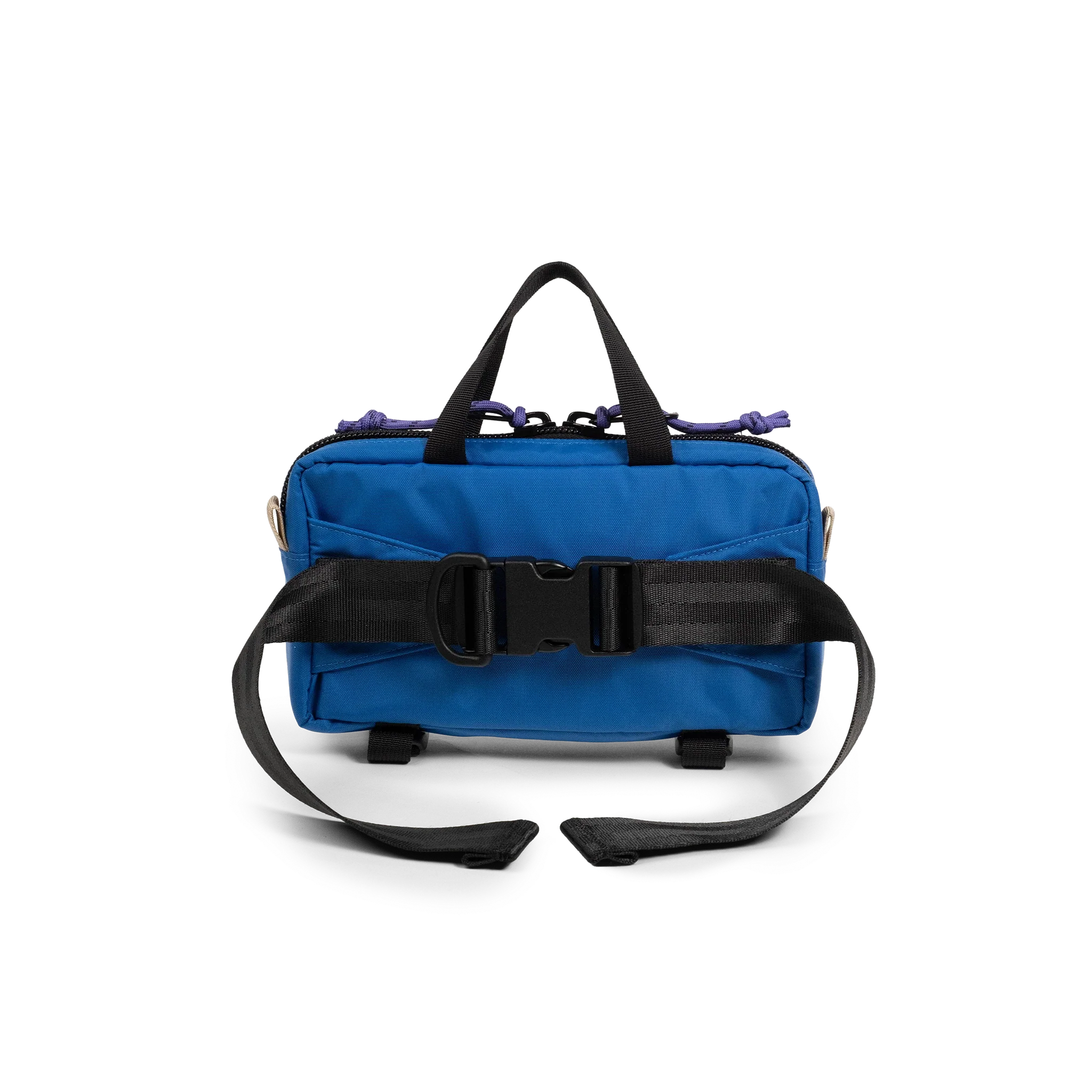 Riñonera Topo Designs Mini Quick Pack Classic Blue, vista trasera