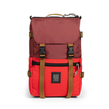 Mochila Topo Designs Rover Pack Classic Maroon / Salsa, vista frontal