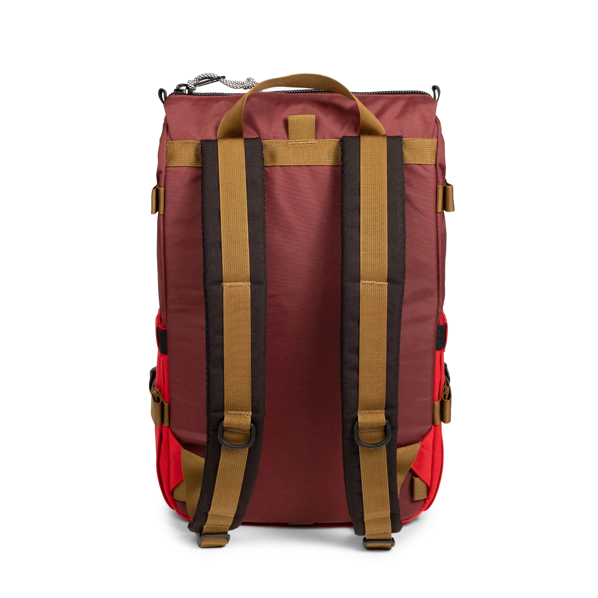 Mochila Topo Designs Rover Pack Classic Maroon / Salsa, vista trasera