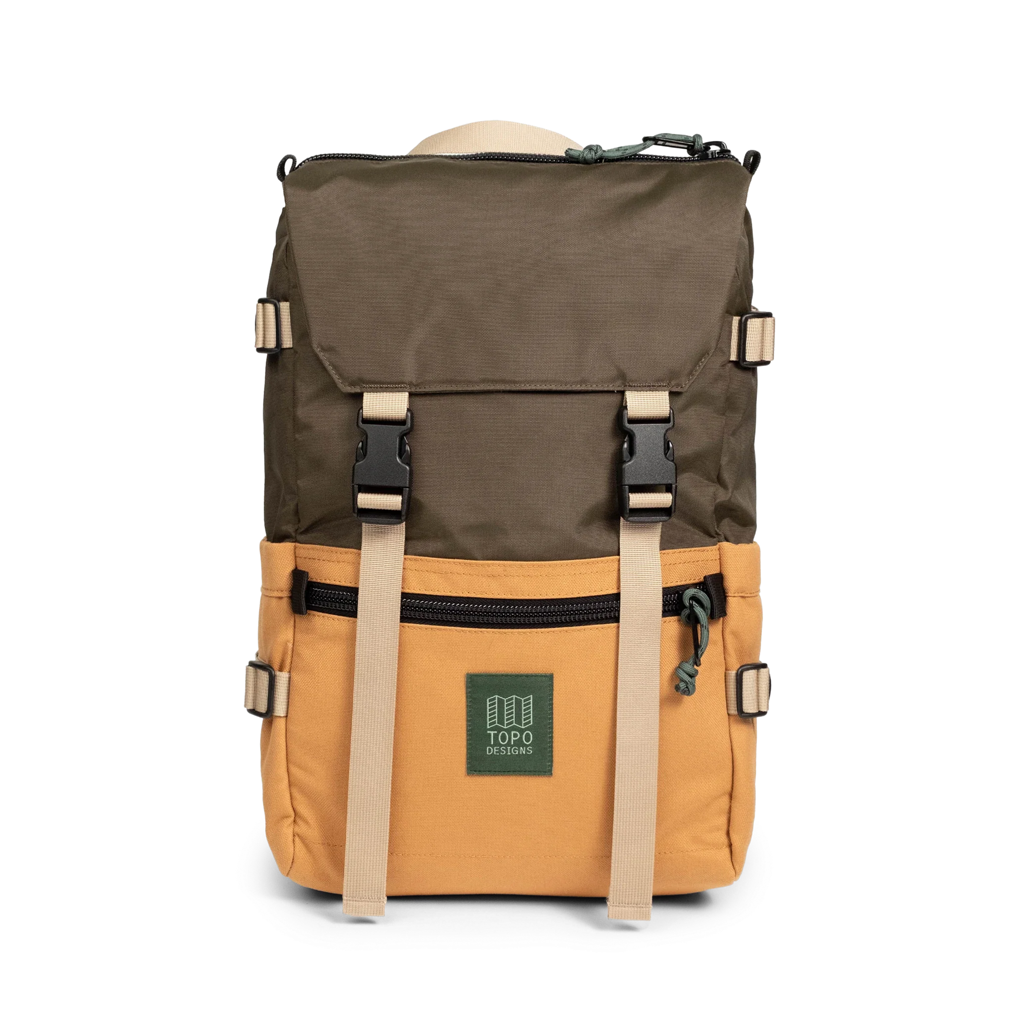 Mochila Topo Designs Rover Pack Classic Woodland / Brown Oak, vista frontal