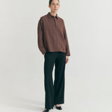 O'HARA BRUSHED STRIPES MANUELA BLOUSE