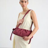 Bolso ÖLEND Dumpling Suede Cherry Red