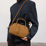 Bolso ÖLEND Mini Brooklyn Suede Brown