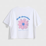 Camiseta BLUE BANANA Flor White