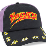 TWO JEYS Purple Embroidered Cap