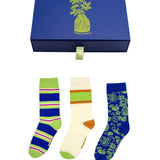 Pack of 3 FRNCH Ivete Bleu Electrique Socks