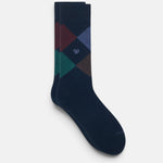 Calcetines SILBON Rombos Colores Azul Marino - foto oficial 1