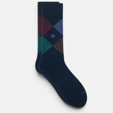 Calcetines SILBON Rombos Colores Azul Marino - foto oficial 1
