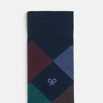 Calcetines SILBON Rombos Colores Azul Marino - foto oficial 2