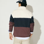 Sudadera SILBON Media Cremallera Bloques Azul Marino - foto oficial 8
