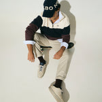 Sudadera SILBON Media Cremallera Bloques Azul Marino - foto oficial 1