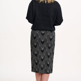 Falda SUGARHILL Faith Black/Off White, Heart Explosion