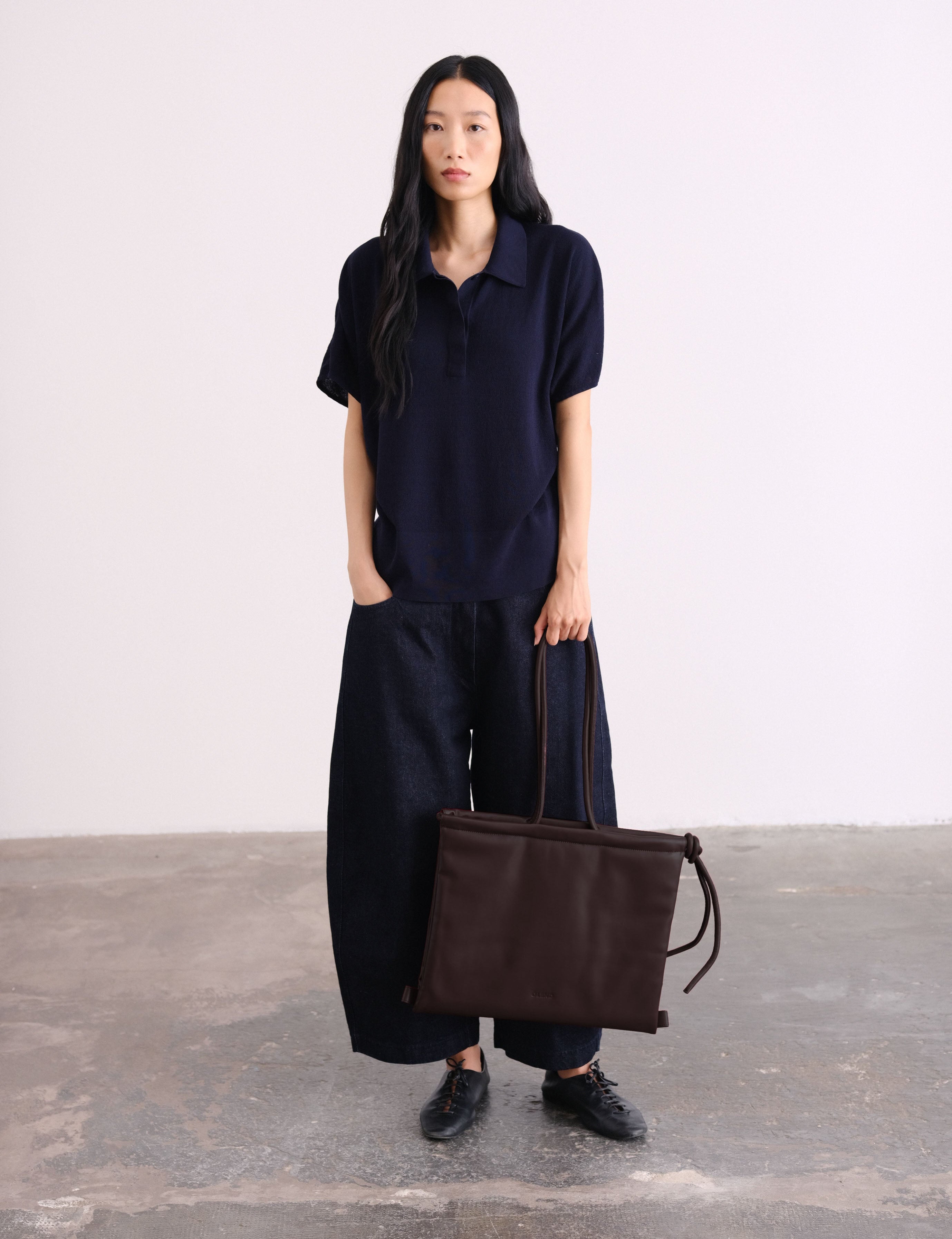 Bolso ÖLEND Folded Bag Dark Chocolate