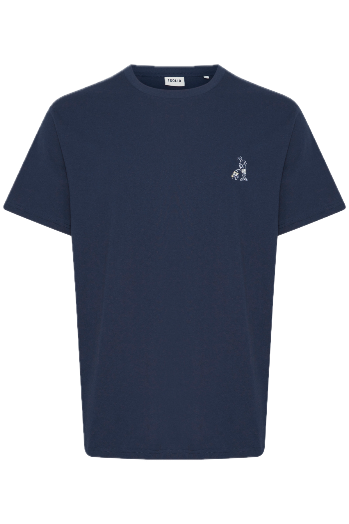 !Solid Ilias Insignia Blaues T-Shirt