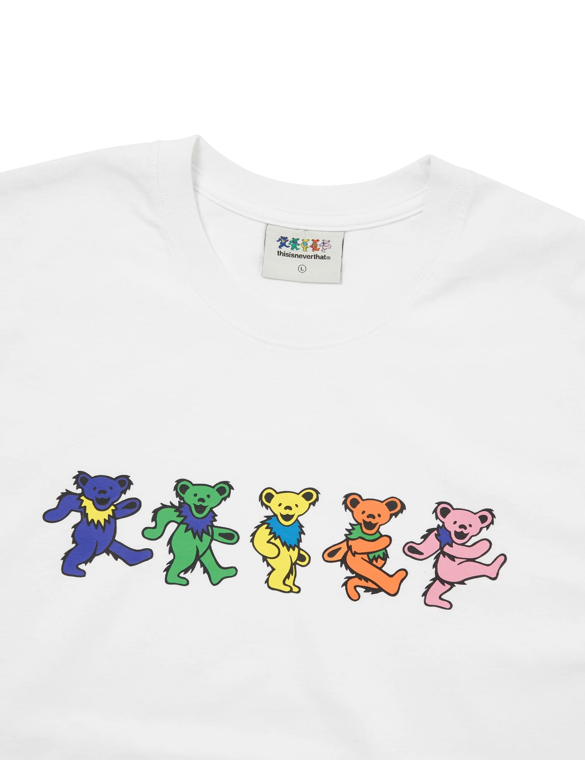 Camiseta THISISNEVERTHAT™ Grateful Dead Dancing Bears White