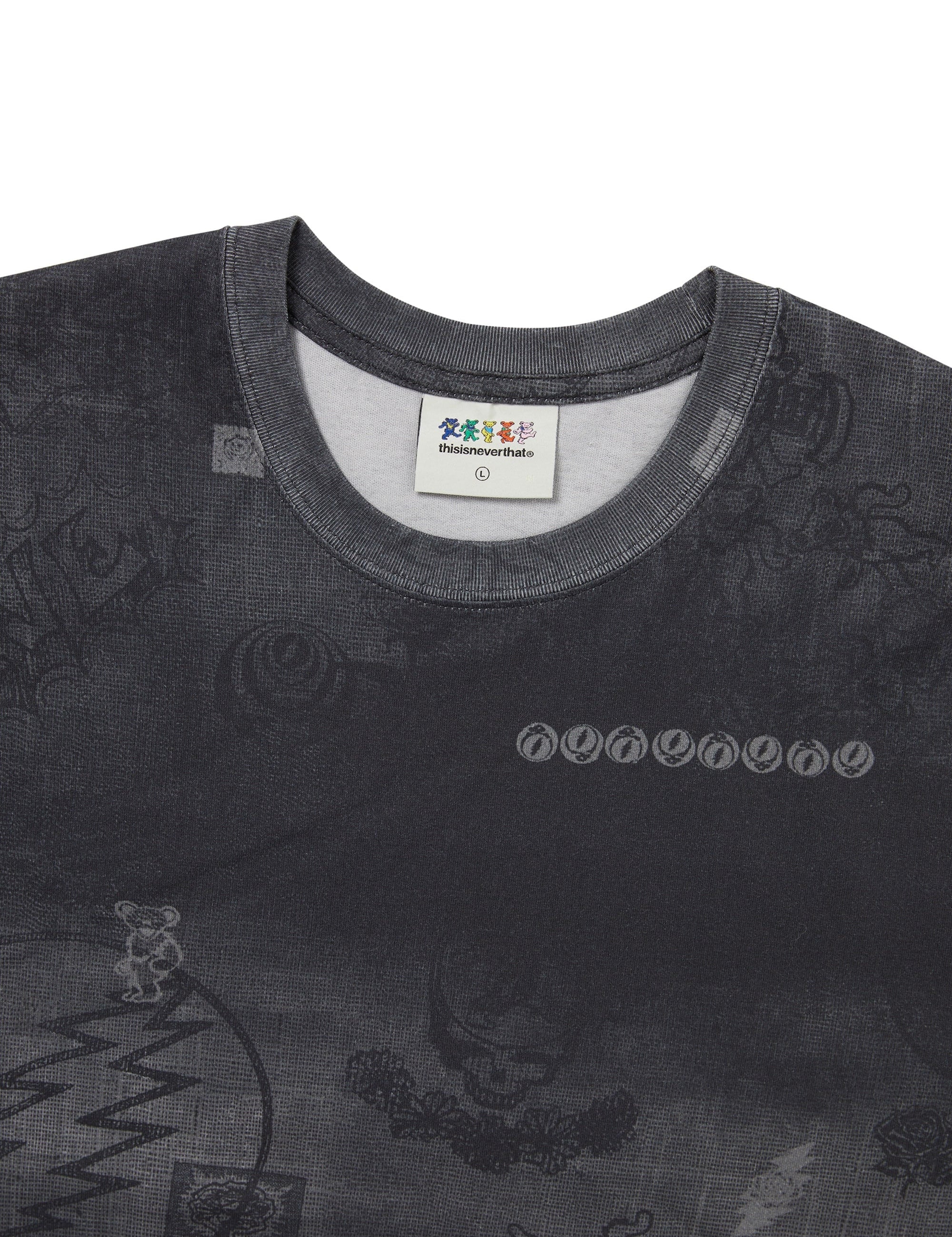Camiseta THISISNEVERTHAT™ Grateful Dead Iconography Off Black