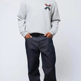 BLUE BANANA Crew Classic Gray Sweatshirt 