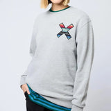 BLUE BANANA Crew Classic Gray Sweatshirt 