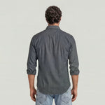 Camisa G-STAR RAW Bristum 2.0 Slim Dark Legion Blue - imagen oficial 2