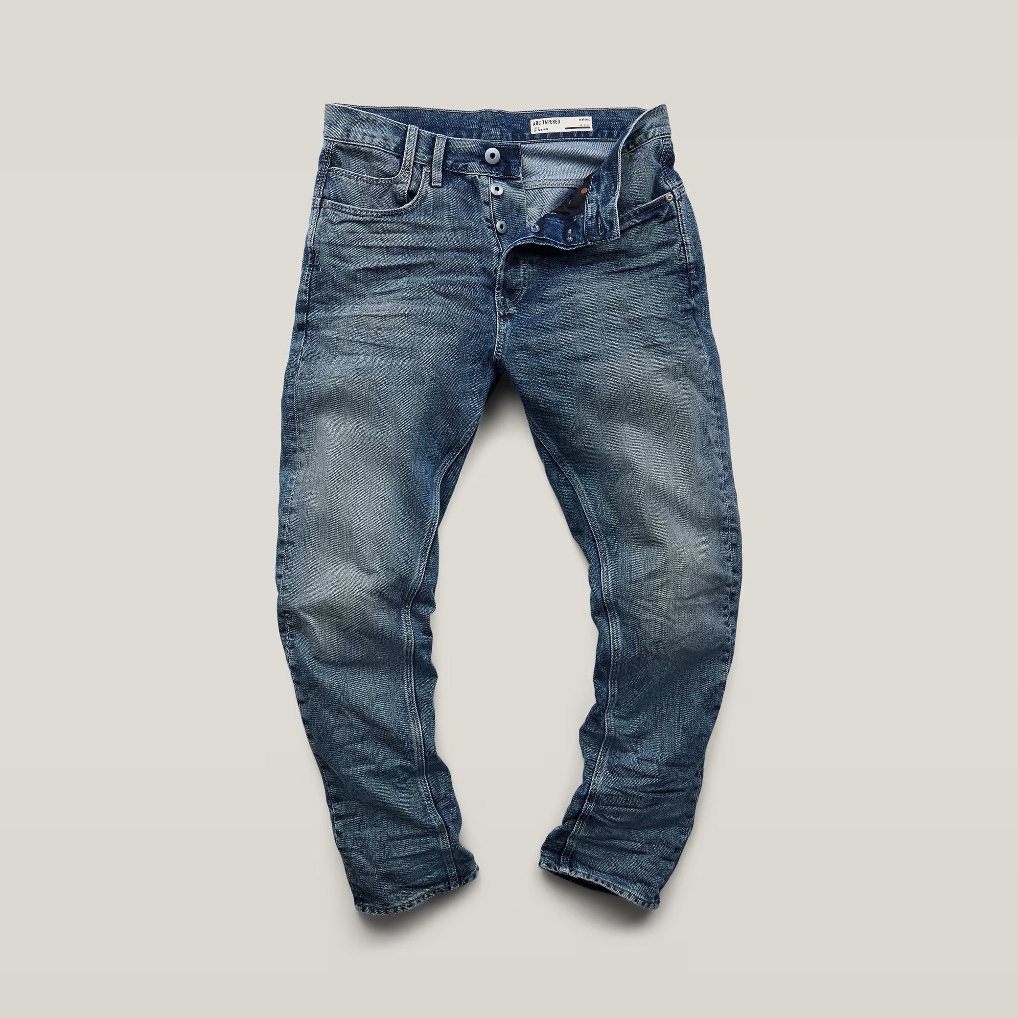 Vaqueros G-STAR RAW Arc 3D Tapered Faded Nori - imagen oficial 4
