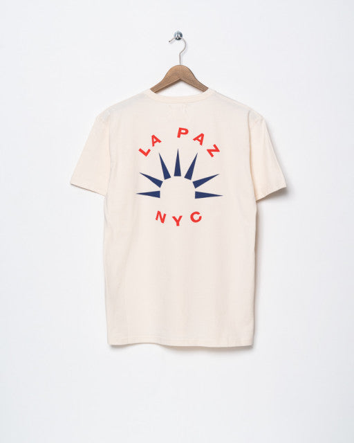 Camiseta LA PAZ Guerreiro NYC Ecru